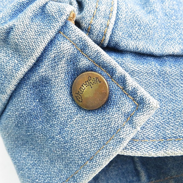 実際に弊社で買取させて頂いたWACKOMARIA x Wrangler/ワコマリア×ラングラー 別注 ボアデニムランチコート WS9079/Lの画像 6枚目