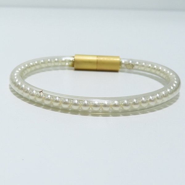 実際に弊社で買取させて頂いたCHANEL/シャネル チューブブレスレット フェイクパール  00 Sの画像 3枚目