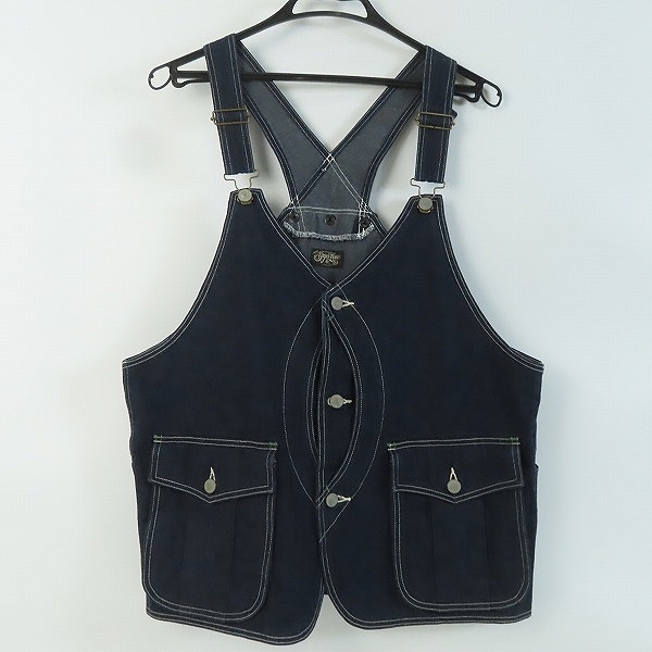 実際に弊社で買取させて頂いたSUGAR CANE/シュガーケーン デニム ハンティングベスト SC14622/L