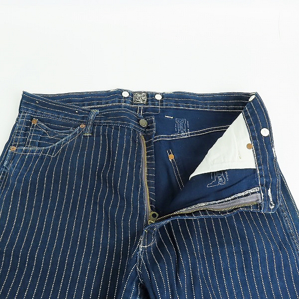 実際に弊社で買取させて頂いた(1)SUGAR CANE/シュガーケーン ストライプ柄 ショートパンツ SC51054A/36の画像 2枚目