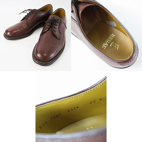 実際に弊社で買取させて頂いたREGAL/リーガル プレーントゥ/チャッカブーツ レザー ビジネスシューズ 3点セットの画像 1枚目