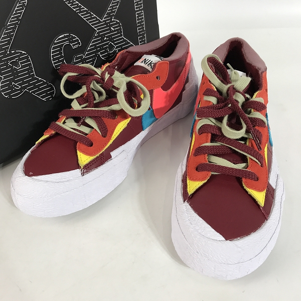 実際に弊社で買取させて頂いたNIKE×SACAI×KAWS/ナイキ×サカイ×カウズ BLAZER LOW Team Red DM7901-600/27.5