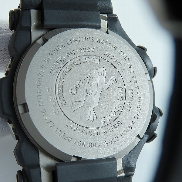 実際に弊社で買取させて頂いたG-SHOCK/Gショック FROGMAN/フロッグマン DW-9900の画像 3枚目