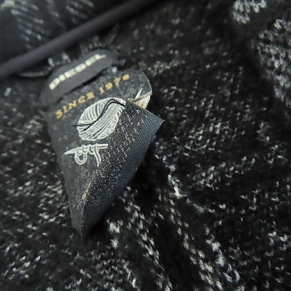 実際に弊社で買取させて頂いたDIESEL/ディーゼル チェスターコート/Mの画像 3枚目