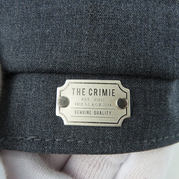 実際に弊社で買取させて頂いたTHE CRIMIE/クライミー キャスケット グレーの画像 6枚目