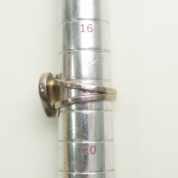 実際に弊社で買取させて頂いたHOLLYWOOD RANCH MARKET/ハリウッドランチマーケット シルバーリング ハート 18号-18.5号の画像 7枚目