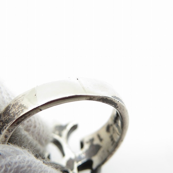 実際に弊社で買取させて頂いたCRAZY PIG/クレイジーピッグ クロス リング/指輪 18号の画像 8枚目