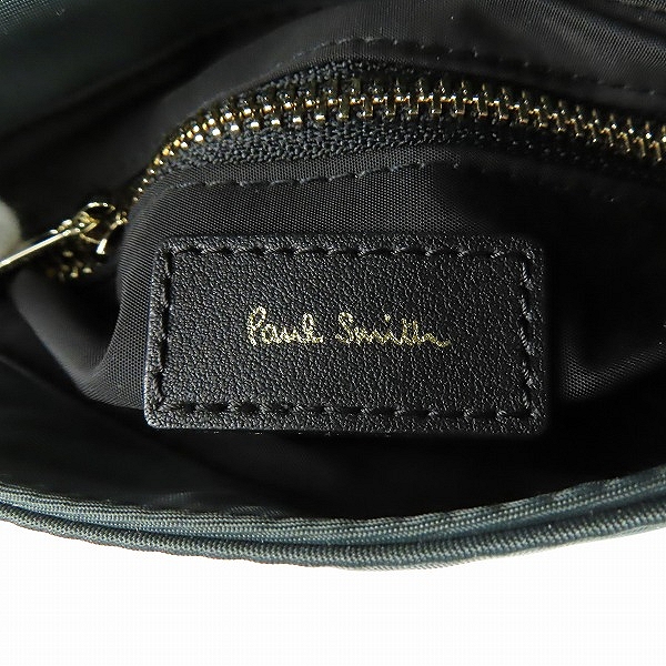 実際に弊社で買取させて頂いたPaul Smith/ポールスミス レザー切り替え ショルダーバッグの画像 4枚目
