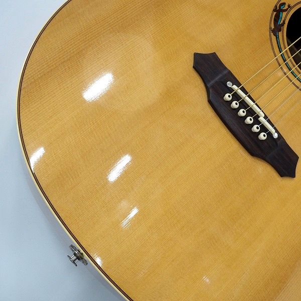 実際に弊社で買取させて頂いた★【難有り】Takamine/タカミネ SANTA FE LTD97 エレアコ/アコースティックギター 限定モデル ハードケース付の画像 6枚目