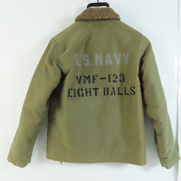 実際に弊社で買取させて頂いたTHE REAL McCOY'S/ザリアルマッコイズ N-1 ミリタリーデッキジャケット  NXsx 25462 /34の画像 1枚目