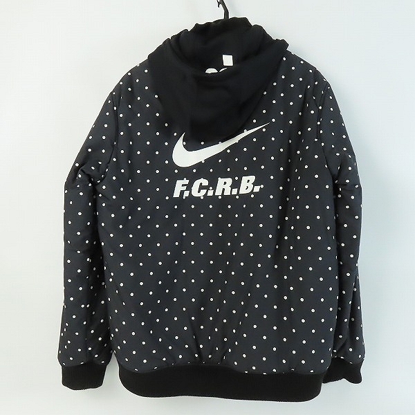 実際に弊社で買取させて頂いたF.C.R.B.×NIKE/エフシー レアルブリストル×ナイキ 15AW REVERSIBLE STADIUM JACKET/リバーシブル スタジャン 789533-011/XLの画像 1枚目