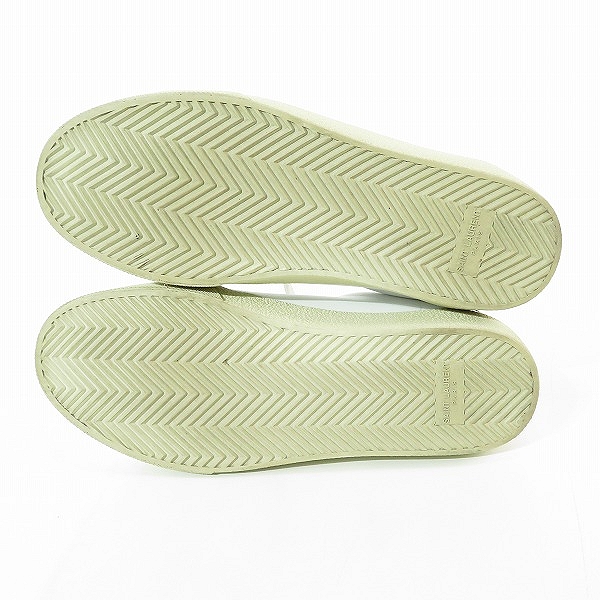 実際に弊社で買取させて頂いたSAINT LAURENT PARIS/サンローランパリ レザースニーカー 610685/41の画像 2枚目