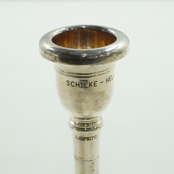 実際に弊社で買取させて頂いたSchilke/シルキー HELLEBERG II/2 シルバー ヘルバーグ チューバ用 マウスピースの画像 2枚目