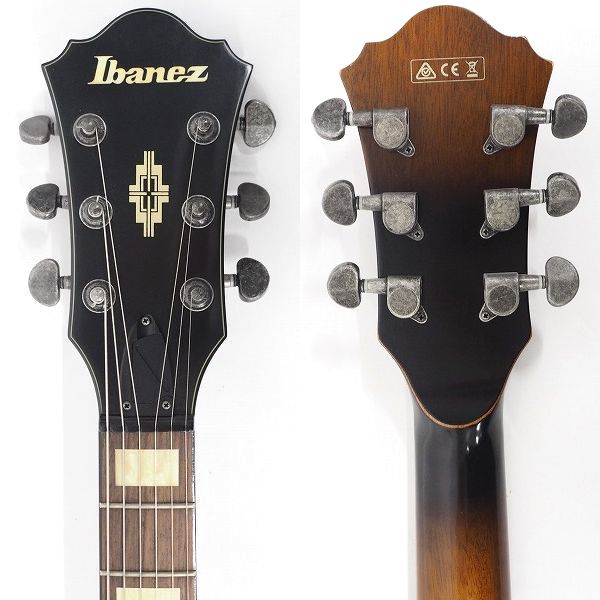 実際に弊社で買取させて頂いた★Ibanez/アイバニーズ AMV10A-TCL Artcore Vintage Series セミアコ/エレキギター ヴィンテージ加工の画像 2枚目