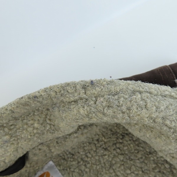 実際に弊社で買取させて頂いたCarhartt/カーハート ダック地 ジップアップ ベスト WV001 DKB/Sの画像 8枚目