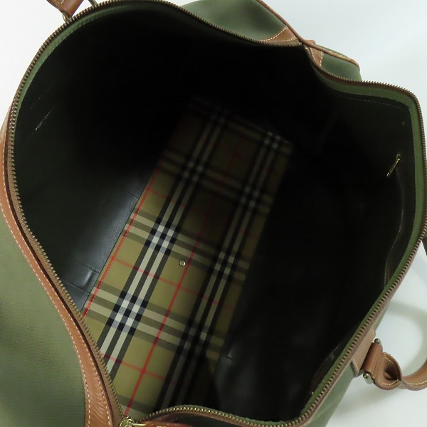 実際に弊社で買取させて頂いたBurberrys/バーバリーズ キャンバス ボストンバッグの画像 3枚目