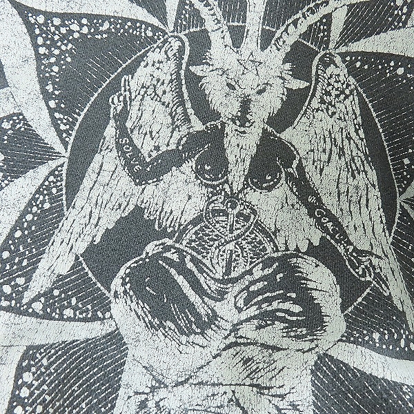 実際に弊社で買取させて頂いた【未使用】COOTIE PRODUCTIONS × HANGOUT コラボ バフォメット プリントデザイン パーカー セットアップ /LXLの画像 6枚目