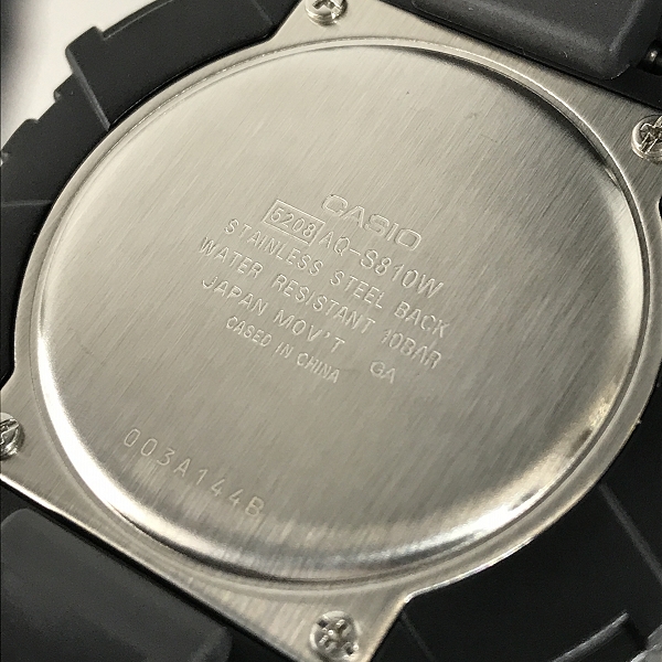 実際に弊社で買取させて頂いたCASIO/カシオ タフソーラー 腕時計 AQ-S810Wの画像 3枚目