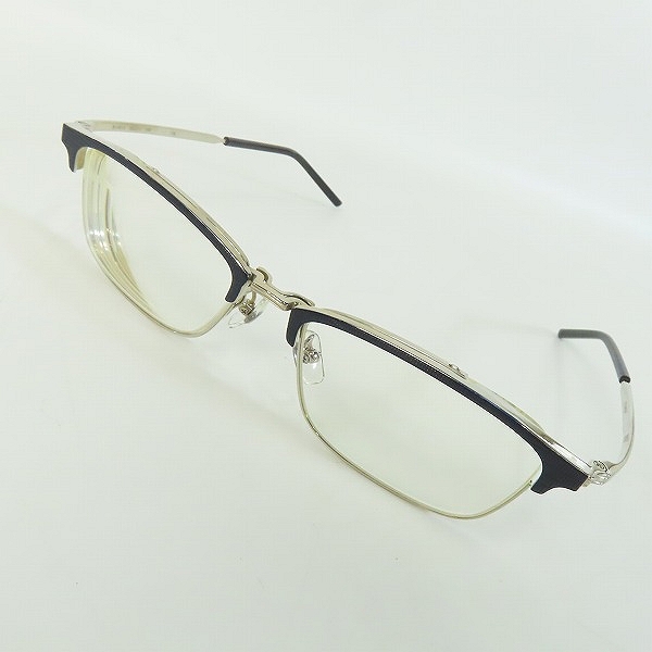 実際に弊社で買取させて頂いた999.9/フォーナインズ TITANIUM チタニウム メガネフレーム S-161T