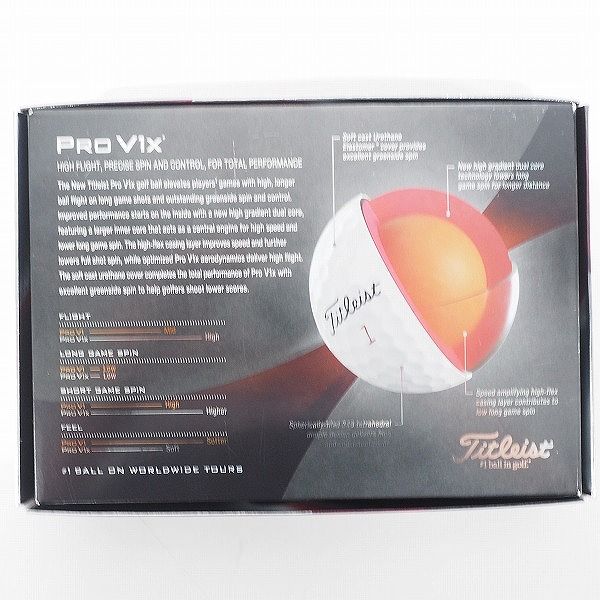 実際に弊社で買取させて頂いた【未使用】Titleist/タイトリスト PRO V1x ゴルフボール ホワイト 1ダースの画像 4枚目