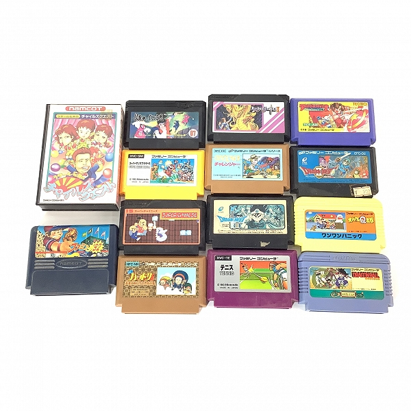 実際に弊社で買取させて頂いた【おまとめ】ファミコン/FCソフト 影の伝説/アルゴスの戦士/チャイルズクエスト/ドラゴンバスター2 他