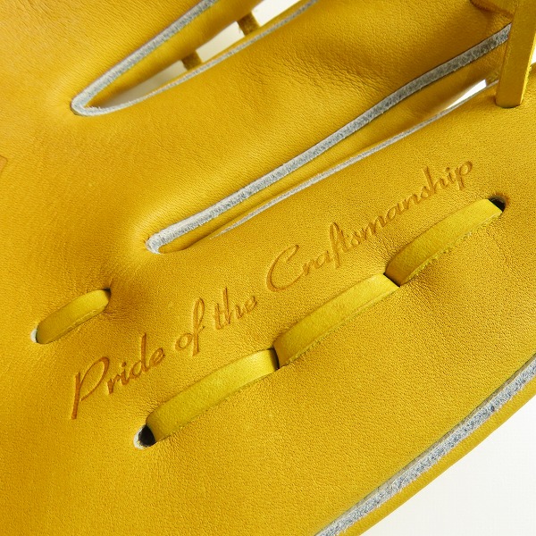 実際に弊社で買取させて頂いたHi-Gold/ハイゴールド 心極 硬式/投手用 グローブ KKG-1141の画像 5枚目
