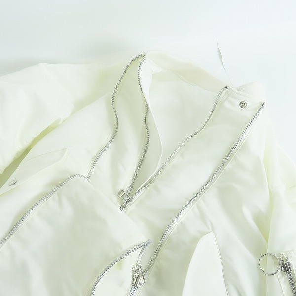 実際に弊社で買取させて頂いたJOHN LAWRENCE SULLIVAN/ジョンローレンスサリバン Nylon twill bomber/ナイロンツイルボンバージャケット 1B009-0323-29/48の画像 3枚目