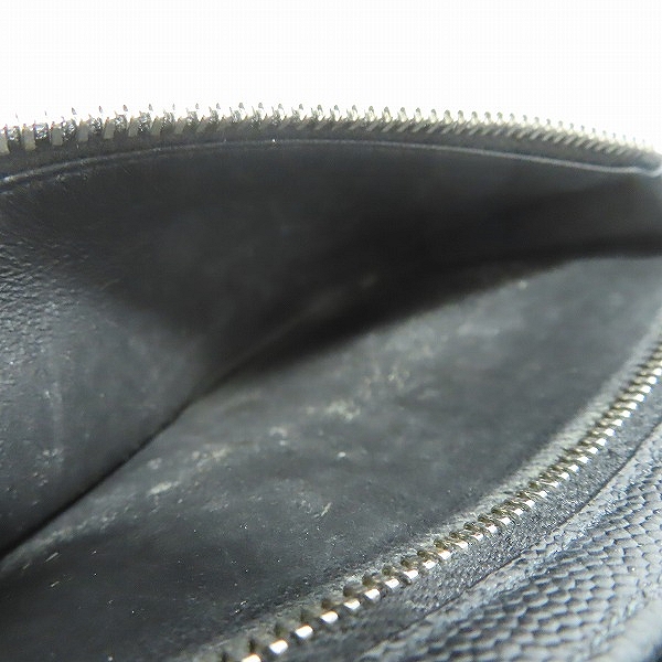 実際に弊社で買取させて頂いたSAINT LAURENT PARIS/サンローラン 二つ折り 長財布 ブラックの画像 3枚目