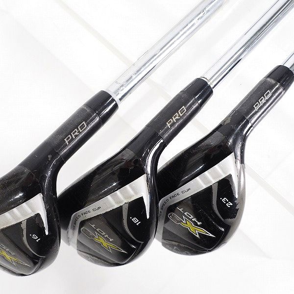 実際に弊社で買取させて頂いたCallaway/キャロウェイ X2 HOT Pro ユーティリティ 16°,18°,23° 3本セット N.S.PRO 950GH FLEX:S ヘッドカバー付きの画像 1枚目