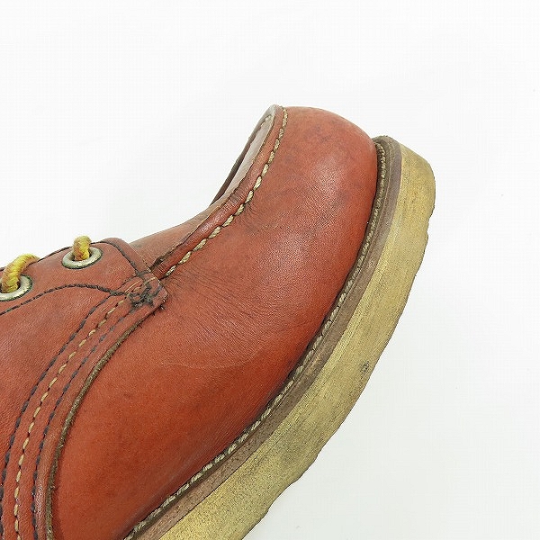 実際に弊社で買取させて頂いたRED WING/レッドウィング 旧羽タグ アイリッシュセッター モックトゥ ワークブーツの画像 8枚目