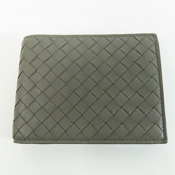 実際に弊社で買取させて頂いたBOTTEGA VENETA/ボッテガヴェネタ イントレチャート 二つ折り財布/ウォレット