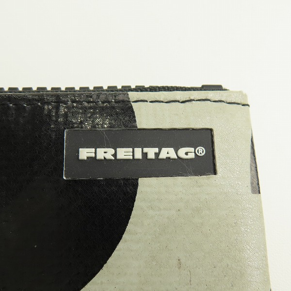 実際に弊社で買取させて頂いたFREITAG/フライターグ F05 BLAIR/ブレア ポーチ/小銭入れ ブラック/グレーの画像 4枚目