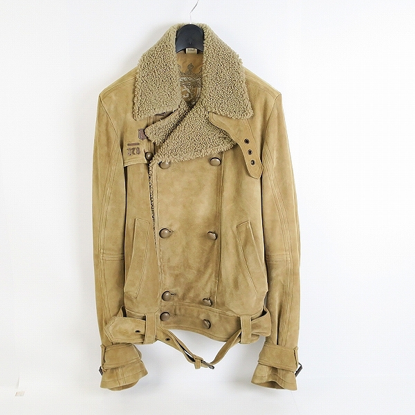 実際に弊社で買取させて頂いたDIESEL/ディーゼル 襟ボア ヌバック/バックスキン レザージャケット A62226170/M