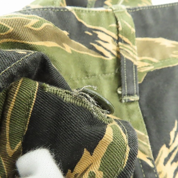 実際に弊社で買取させて頂いたBUZZ RICKSON'S/バズリクソンズ GOLD TIGER PANTS TYPEII/ゴールド タイガー カーゴパンツ  BR40877/XLの画像 6枚目