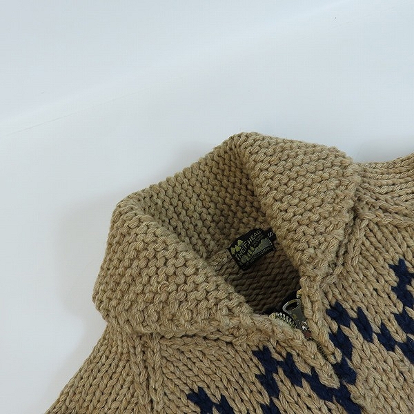 実際に弊社で買取させて頂いたTHE FLAT HEAD/フラットヘッド ウールジップアップ ジャケット/Ｓの画像 5枚目