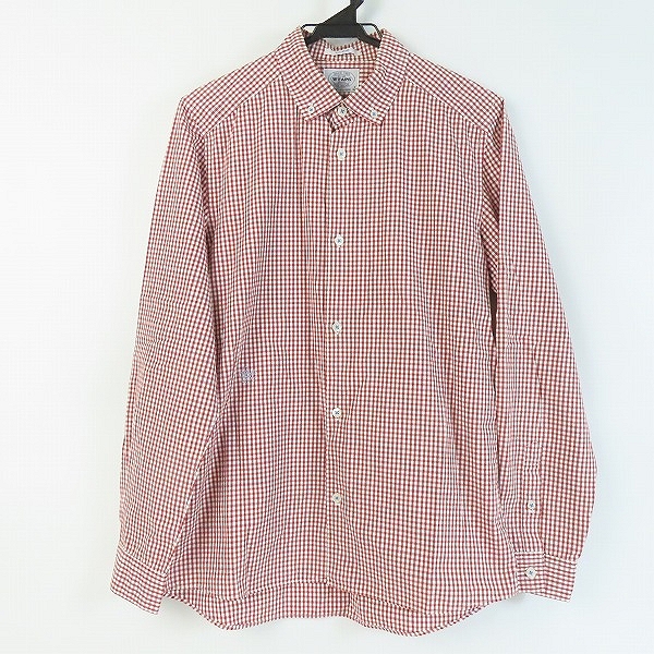 実際に弊社で買取させて頂いたWTAPS/ダブルタップス ROKUDENASHI ギンガムチェック 刺繍シャツ 102GWDT-SHM04/M