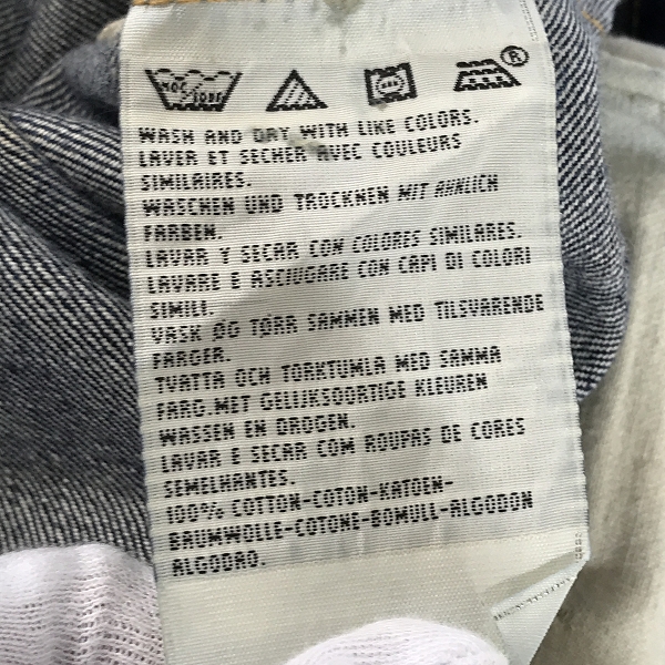 実際に弊社で買取させて頂いたLEVIS/リーバイス 501XX 米国製 555刻印/バレンシア工場 ビッグE デニムパンツ/ジーンズ 501-0004/W33の画像 5枚目