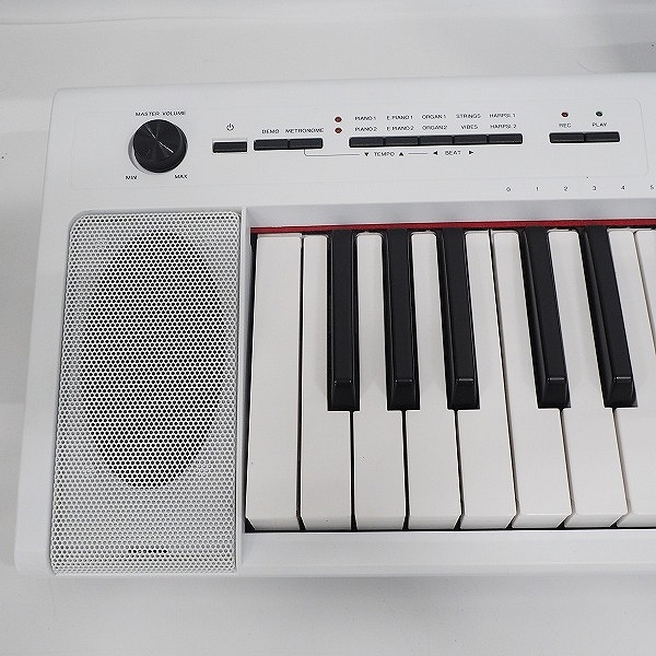 実際に弊社で買取させて頂いた★YAMAHA/ヤマハ piaggero/ピアジェーロ NP-32WH 電子キーボード 76鍵 2019年製 ペダル付【動作確認済】 の画像 1枚目