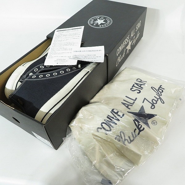 実際に弊社で買取させて頂いた【未使用】CONVERSE×PORTER/コンバース×ポーター オールスター スニーカー1CK985/26の画像 7枚目