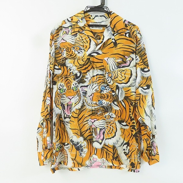 実際に弊社で買取させて頂いたWACKO MARIA/ワコマリア TIM LEHI/ティムリーハイ 21AW HAWAIIAN SHIRT L/S レーヨンシャツ/M
