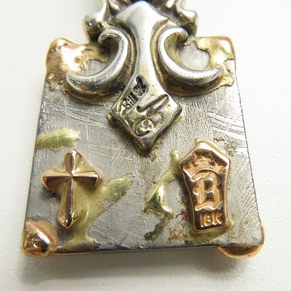 実際に弊社で買取させて頂いたBWL/BILL WALL LEATHER/ビルウォールレザー 18Kゴールドサダー  ペンダントトップの画像 7枚目