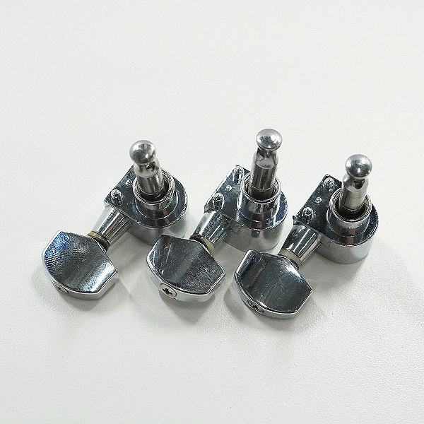 実際に弊社で買取させて頂いたメーカー不明 品番不明 6連 ギター用 ペグ パーツの画像 2枚目