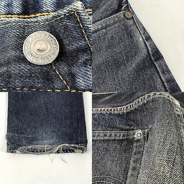 実際に弊社で買取させて頂いたLEVIS/リーバイス 501XX 米国製 555刻印/バレンシア工場 ビッグE デニムパンツ/ジーンズ 501-0004/W33の画像 9枚目