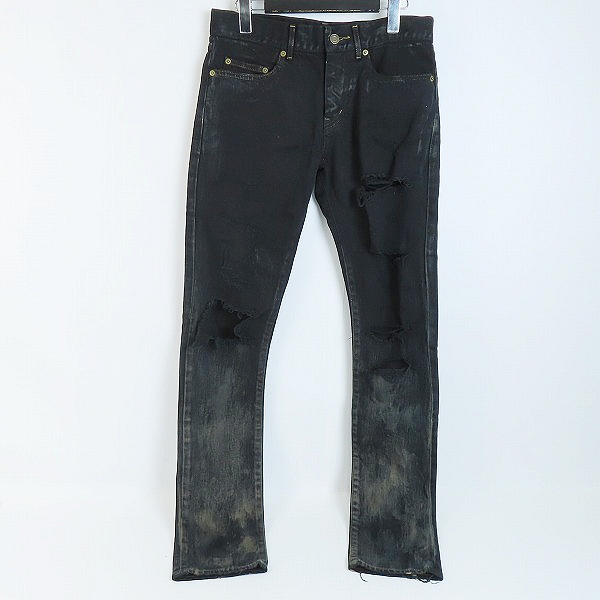実際に弊社で買取させて頂いた【JPタグ】SAINT LAURENT PARIS/サンローランパリ デストロイデニムパンツ 357814/29