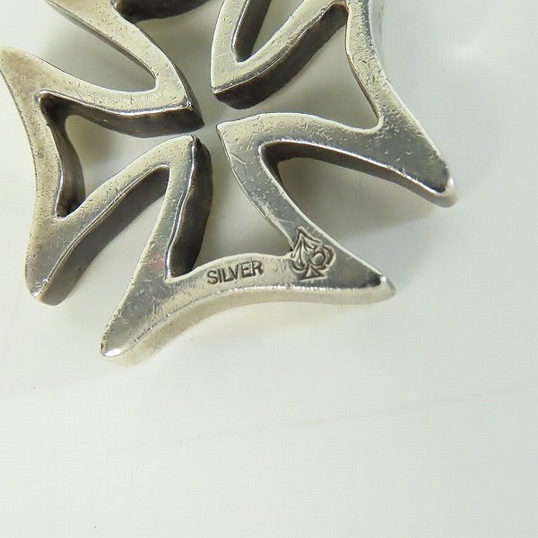 実際に弊社で買取させて頂いた【ギャラ付き】THIRTEEN DESIGNS/サーティーンデザインズ アイアンクロス ペンダントの画像 4枚目