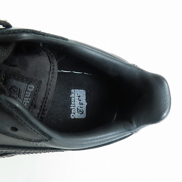 実際に弊社で買取させて頂いたOnitsuka Tiger/オニツカタイガー レザースニーカー ブラック D7H1L/26の画像 4枚目