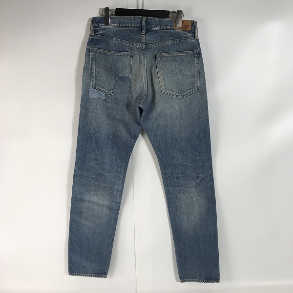 実際に弊社で買取させて頂いたHYSTERIC GLAMOUR/ヒステリックグラマー PSPR加工デニム テーパードパンツ 02172AP07/W30L32の画像 1枚目