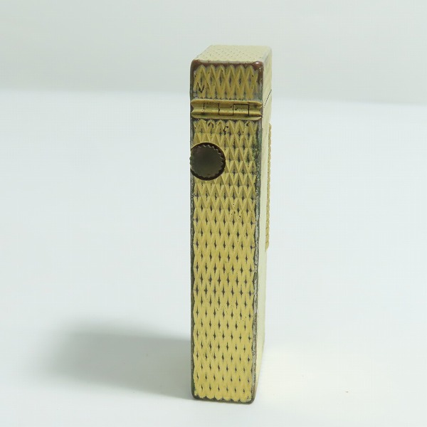 実際に弊社で買取させて頂いたdunhill/ダンヒル サイドローラー ガスライター ゴールドカラーの画像 2枚目