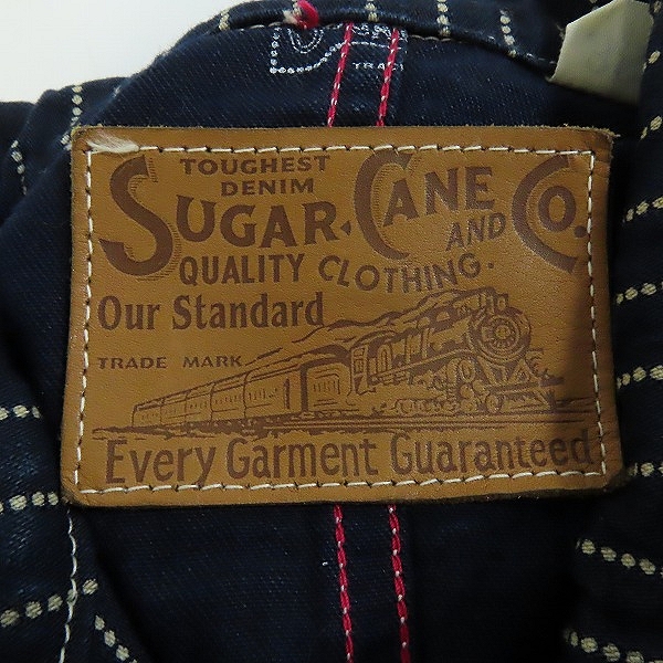 実際に弊社で買取させて頂いたSUGAR CANE/シュガーケーン ウォバッシュ ストライプ/カバーオール SC12050/38の画像 2枚目