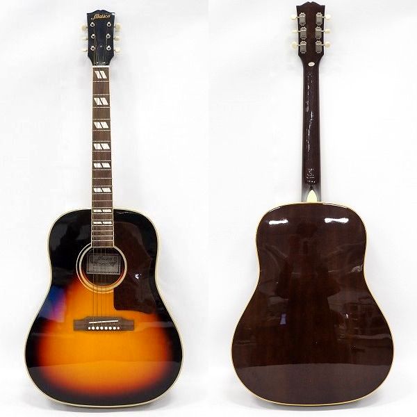 実際に弊社で買取させて頂いた★【難有り】Maison/メイソン SJ-22-VS アコースティックギター/アコギ ソフトケース付の画像 1枚目